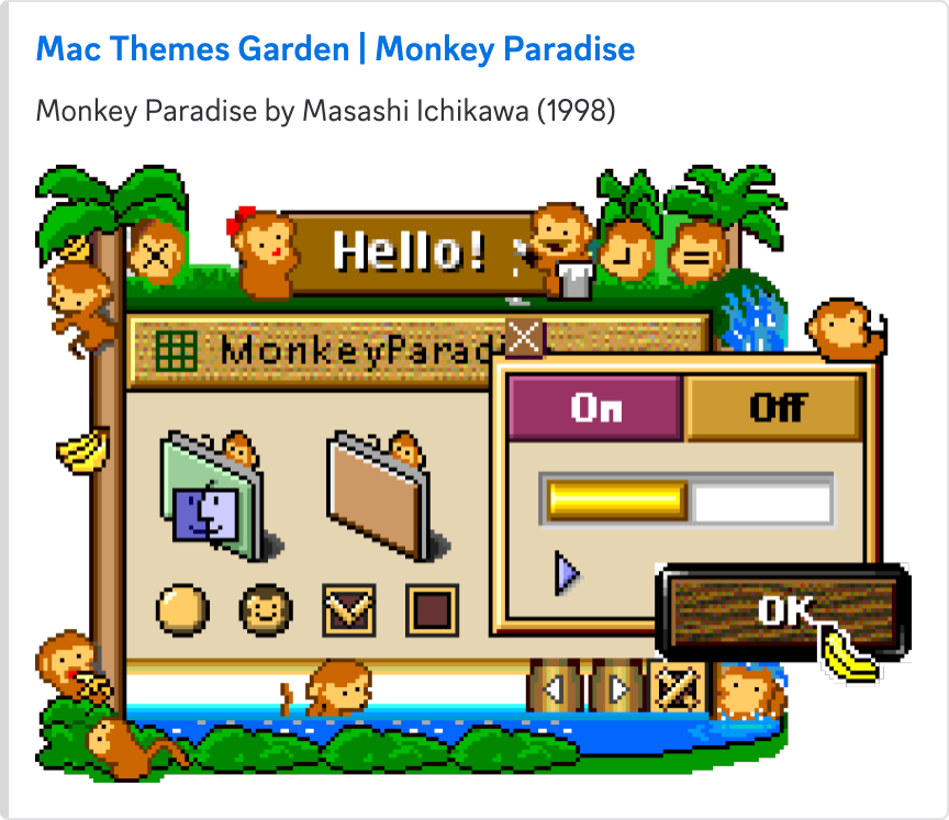 Discord embed with a simple window without any background